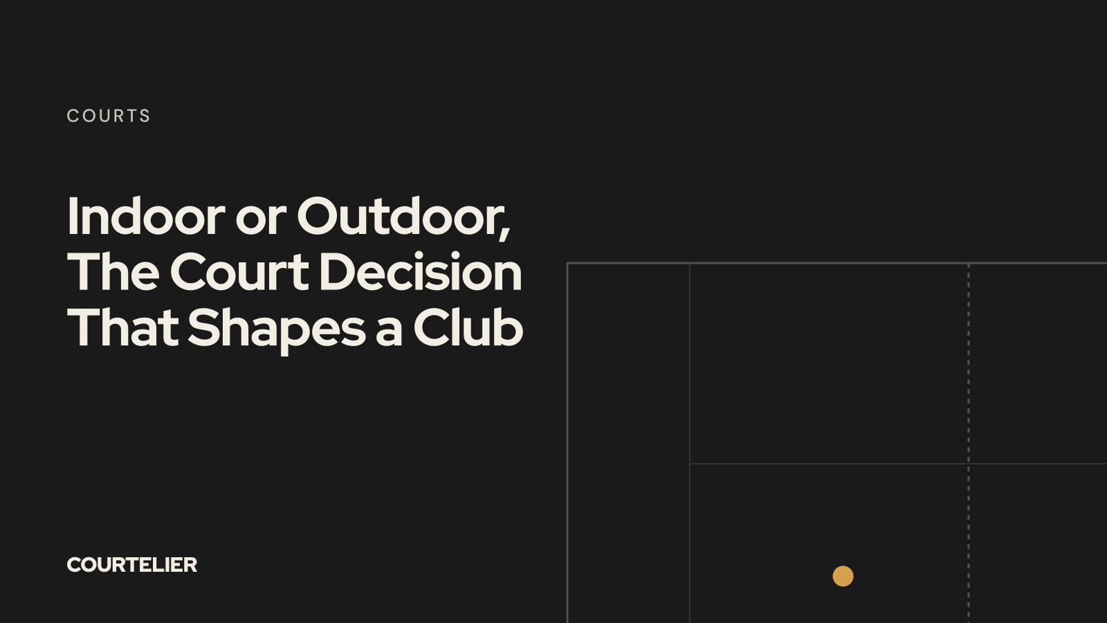 Indoor or Outdoor, The Court Decision That Shapes a Club