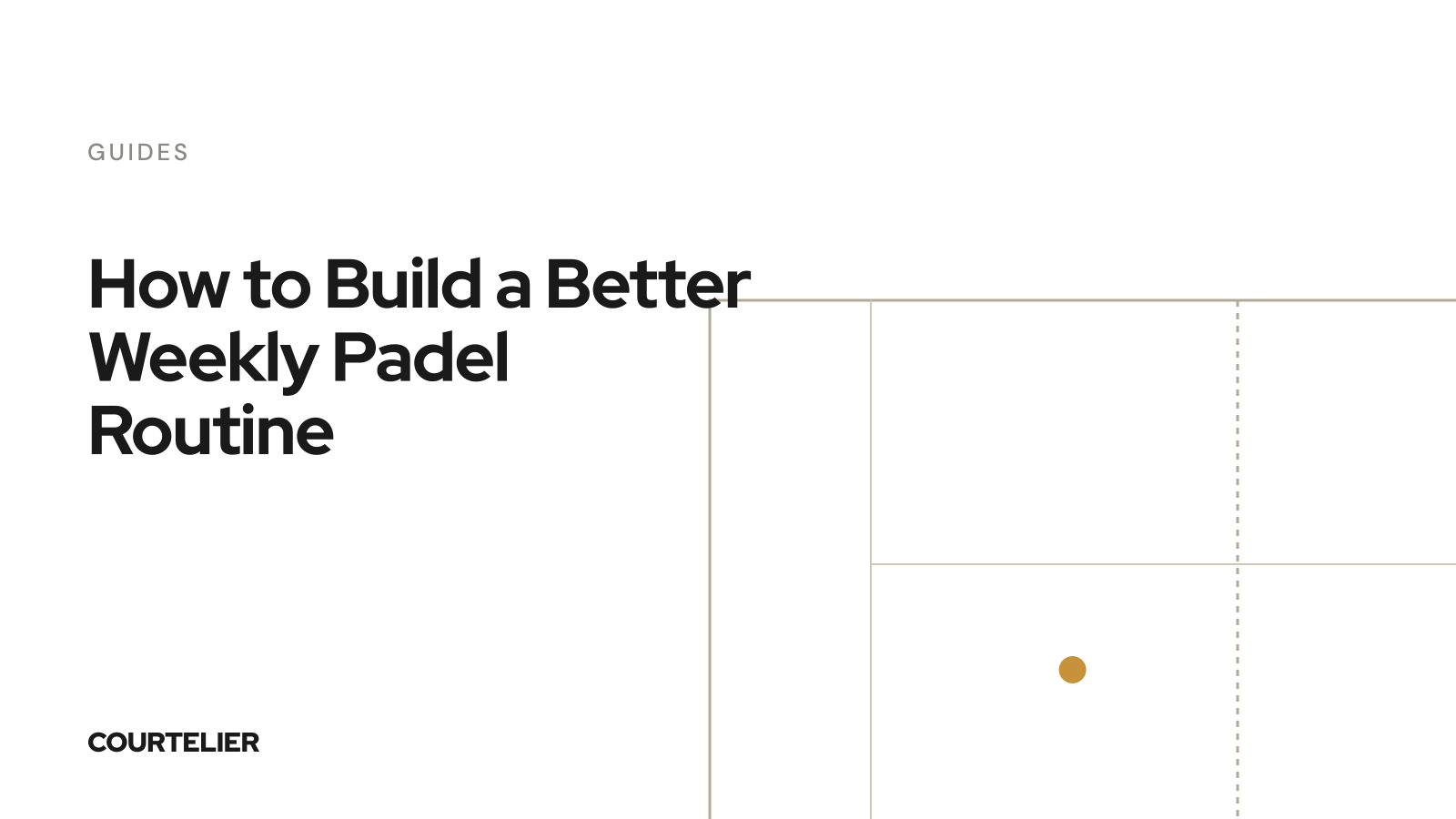 How to Build a Better Weekly Padel Routine