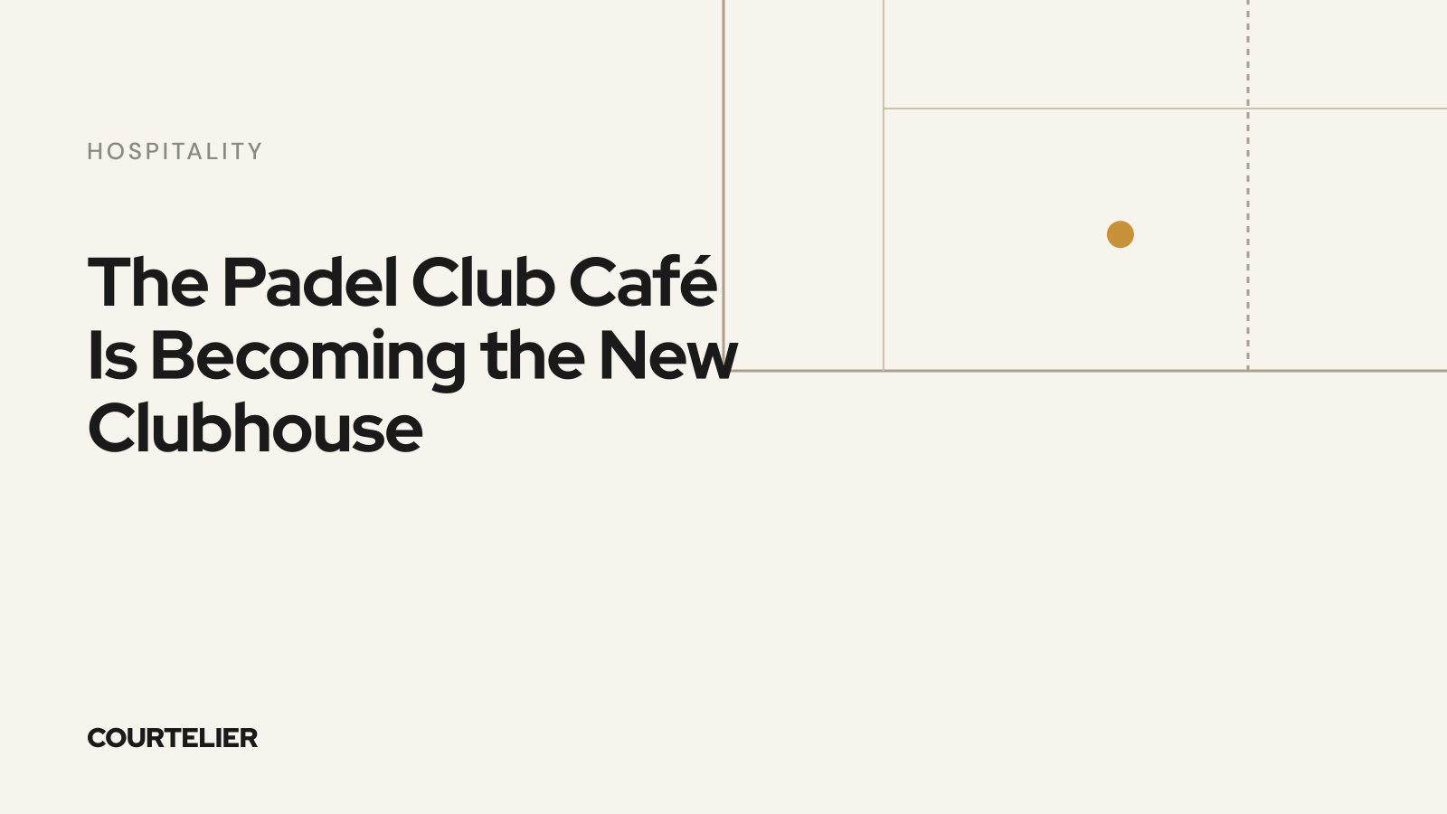 The Padel Club Café Is Becoming the New Clubhouse