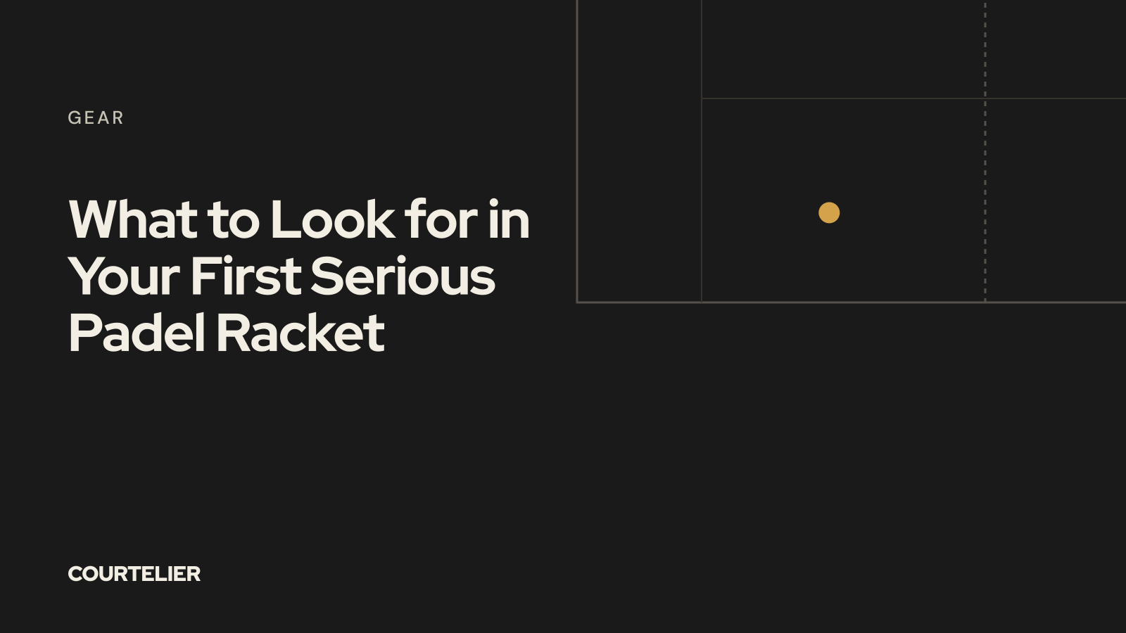 What to Look for in Your First Serious Padel Racket