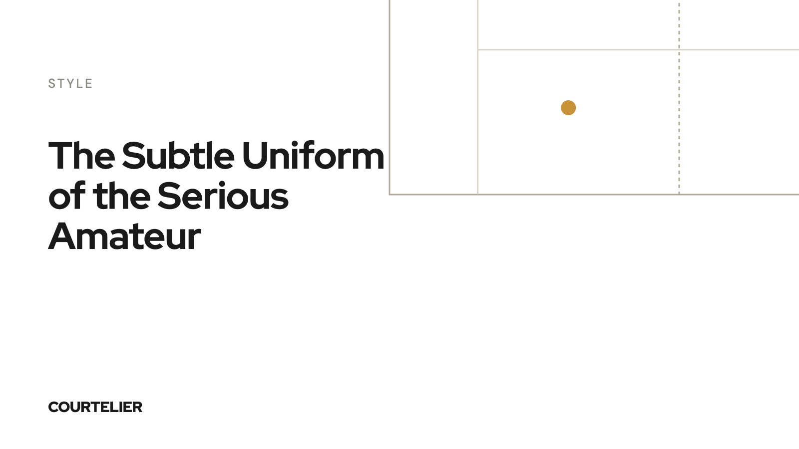 The Subtle Uniform of the Serious Amateur